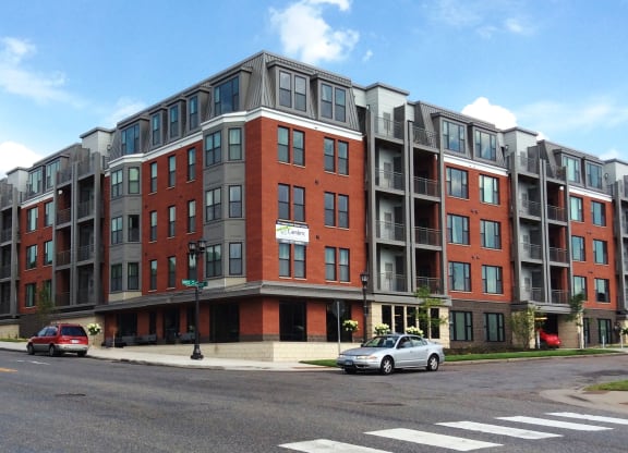 Building Exterior at The Cambric Senior Apartments, Minnesota, 55106