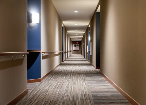 Hallway at The Cambric Senior Apartments, St. Paul, 55106