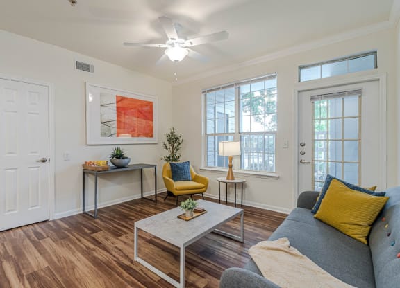 Living Room at Capitol Crossing, Texas, 78744