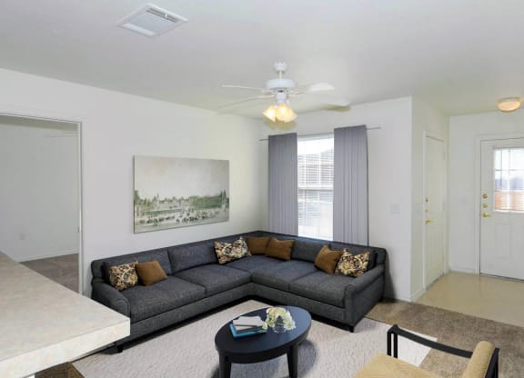 Cathy's Pointe_Model Apartment Living Room