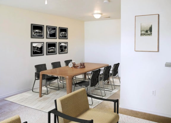 Cathy's Pointe_Model Apartment Dining Room