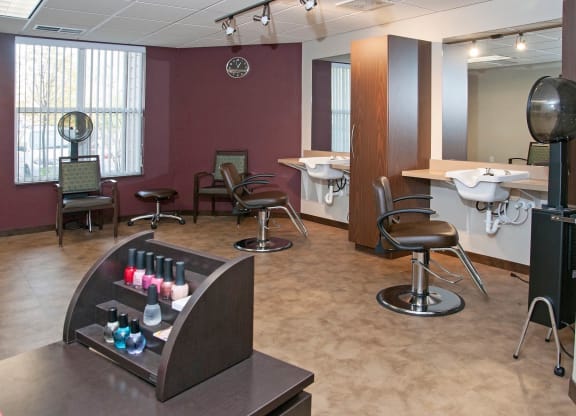 Beauty Salon at The Cavanagh 55+ Apartments, Crystal, MN