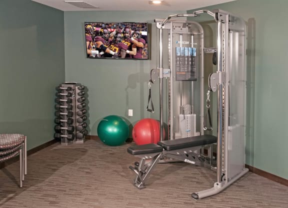 Fitness Center at The Cavanagh 55+ Apartments, Minnesota, 55429