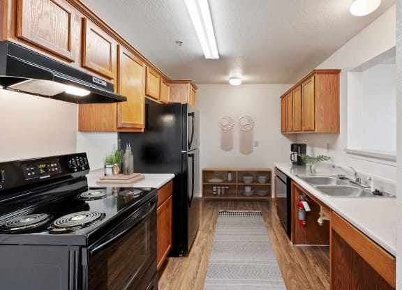 Virtually Staged Kitchen at Chapel Ridge of Gallatin, TN 37066