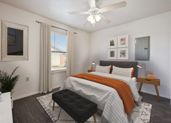 Virtually Staged Bedroom at Chapel Ridge of Gallatin, Gallatin