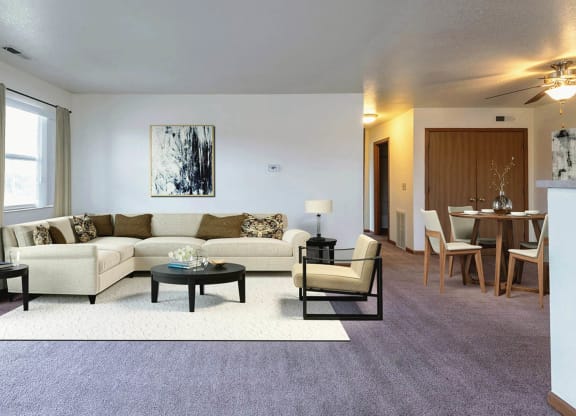 Copper Gate_Model Apartment Living Room