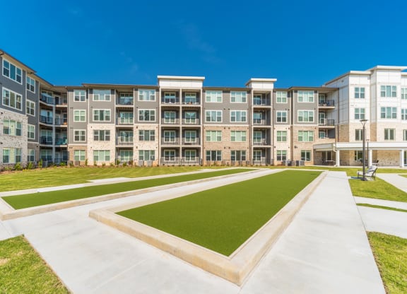 Bocce Ball Court at Covington Crossings 55+ Senior Living, Covington