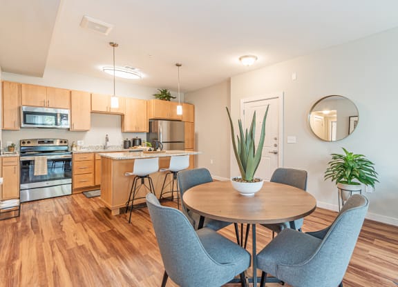 Dominium-Crossroad Commons-Dining Room and Kitchen at Crossroad Commons, Texas, 78653