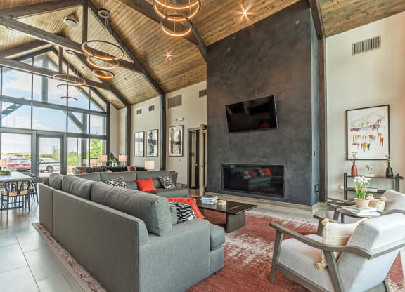 Dominium-Crossroad Commons-Community Room at Crossroad Commons, Manor Texas