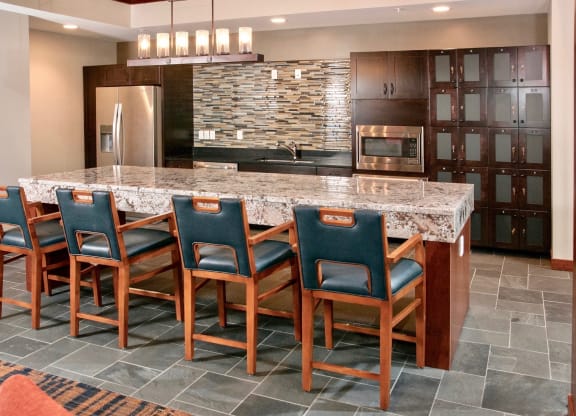 Community Kitchen at The Grainwood Senior Apartments, Prior Lake Minnesota