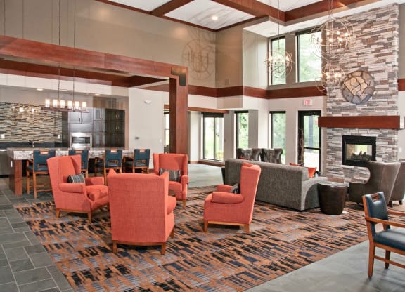 Clubroom at The Grainwood Senior Apartments, Prior Lake, MN 55372