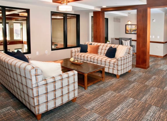 Clubhouse Lounge at The Grainwood Senior Apartments, Prior Lake, MN
