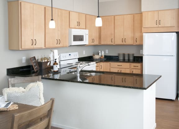 Kitchen at The Grainwood Senior Apartments, Prior Lake Minnesota