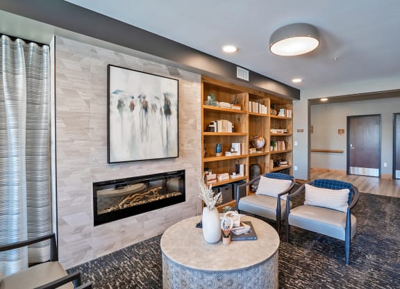 Library room at Heritage at Church Ranch 55+ Apartments, Westminster , CO 80021