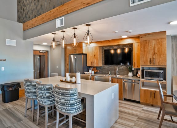 Kitchen at Heritage at Church Ranch 55+ Apartments, Colorado
