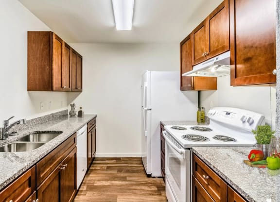 Spacious Kitchen at Lakecrest Village, Houston