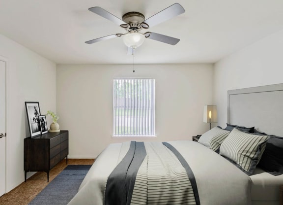 Large Bedroom at Lakecrest Village, Houston Texas