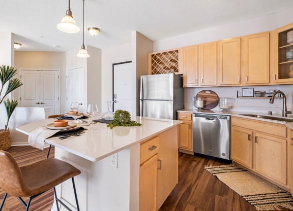 Eat In Kitchen at The Landings at Silver Lake Village, Minnesota