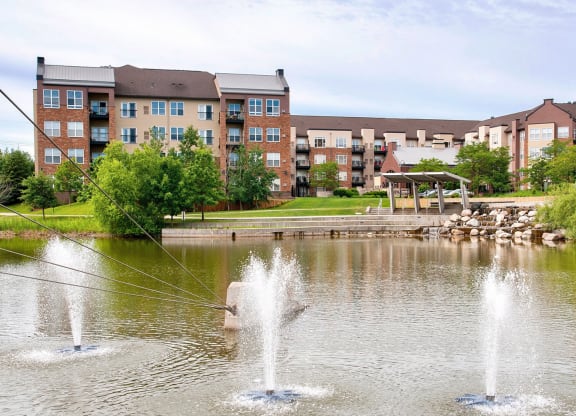 Exterior at The Landings at Silver Lake Village, St. Anthony, 55421 