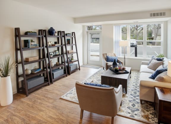 Living Room at Landings of Lexington, Lexington, MN 55014