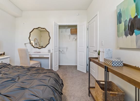 Bedroom With Closet at Legacy Commons at Signal Hills 55+ Apartments, West St. Paul, MN