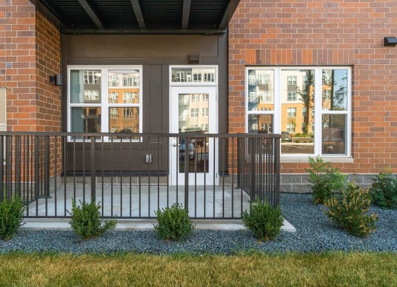 Model Patio at Legacy Commons at Signal Hills 55+ Apartments, Minnesota, 55118