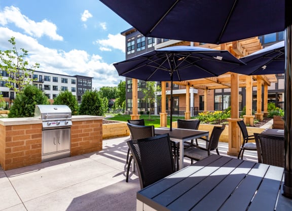 Rooftop Deck With Plenty Of Space To Lounge And Entertain at The Legends at Berry 62+ Apartments, St. Paul, MN 55114