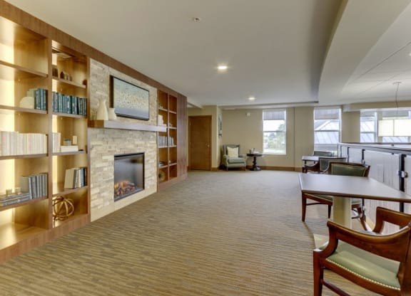Library at The Legends at Silver Lake Village 55+ Apartments, St. Anthony