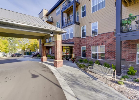 Entrance at The Legends at Silver Lake Village 55+ Apartments, St. Anthony, MN