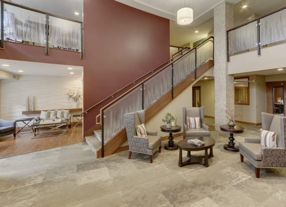 Specious Community Room at The Legends at Silver Lake Village 55+ Apartments, St. Anthony, 55421