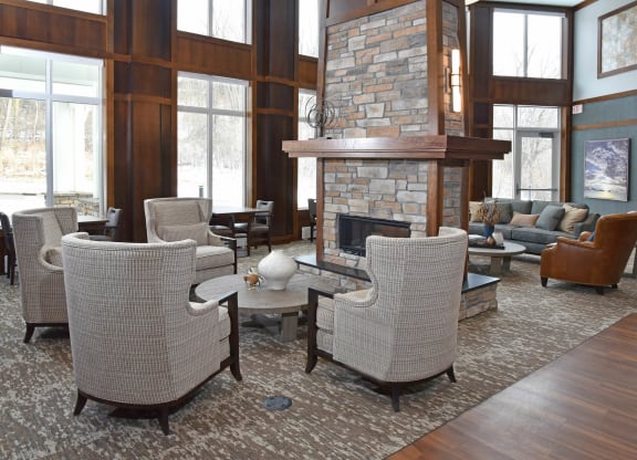 Clubroom at The Legends of Cottage Grove 55+ Apartments, Cottage Grove, MN