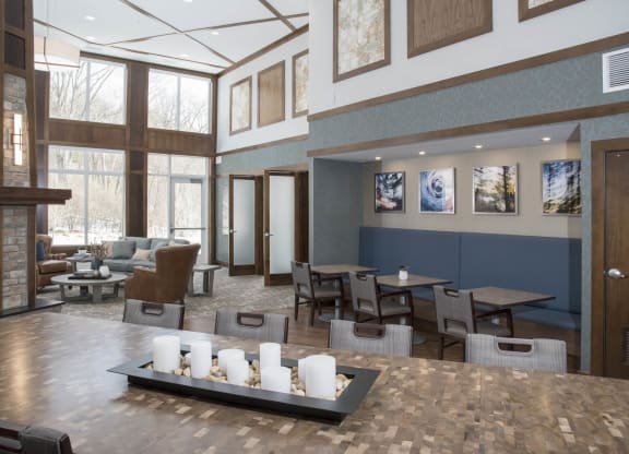 Clubhouse at The Legends of Cottage Grove 55+ Apartments, Cottage Grove, 55016