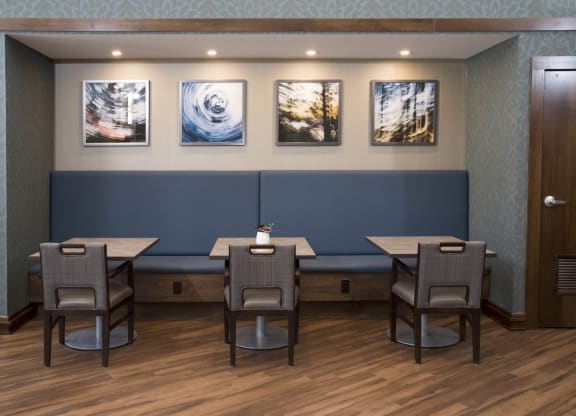 Community Room at The Legends of Cottage Grove 55+ Apartments, Cottage Grove, MN 
