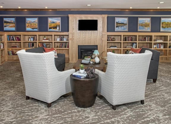 Library at The Legends of Cottage Grove 55+ Apartments, Cottage Grove Minnesota