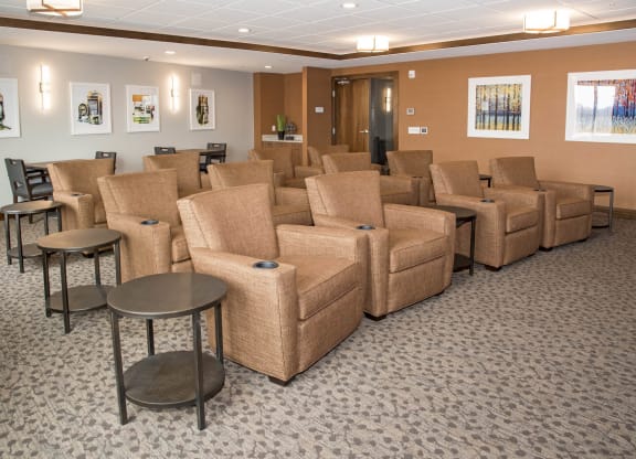 Theater at The Legends of Cottage Grove 55+ Apartments, Minnesota