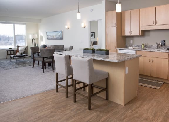 Gourmet Kitchen at The Legends of Cottage Grove 55+ Apartments, Minnesota