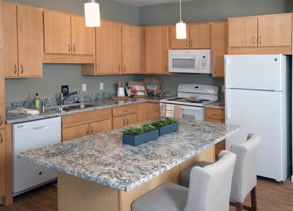 Kitchen at The Legends of Cottage Grove 55+ Apartments, Cottage Grove, MN