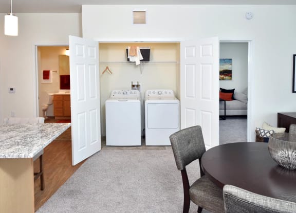 Washer and Dryer at The Legends of Cottage Grove 55+ Apartments, Cottage Grove Minnesota