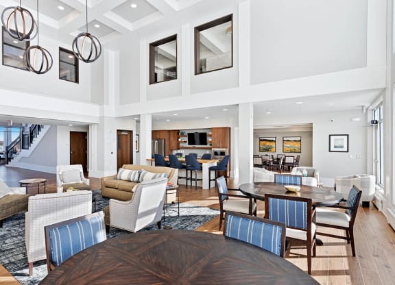 Community Room at The Legends of Blaine 55+, Minnesota, 55449