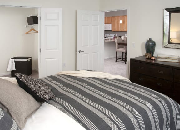 Comfortable Bedroom With Large Closet at The Legends of Columbia Heights 55+ Living, Columbia Heights