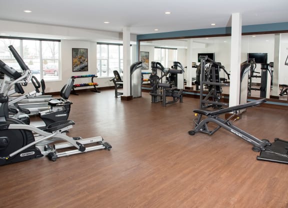 Cardio Machines In Gym at The Legends of Columbia Heights 55+ Living, Columbia Heights, 55421