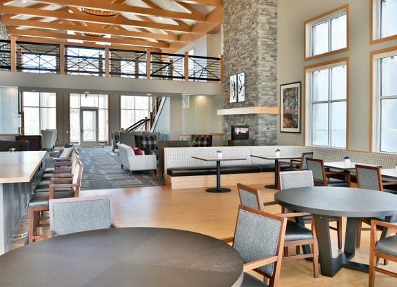 Lounge at The Legends of Woodbury 55+ Apartments, Minnesota, 55129
