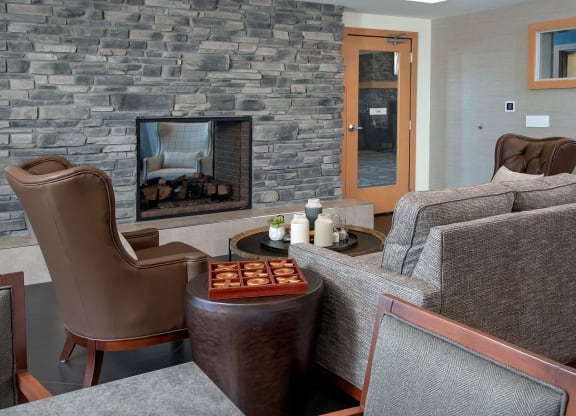 Community Lounge at The Legends of Woodbury 55+ Apartments, Woodbury, MN 