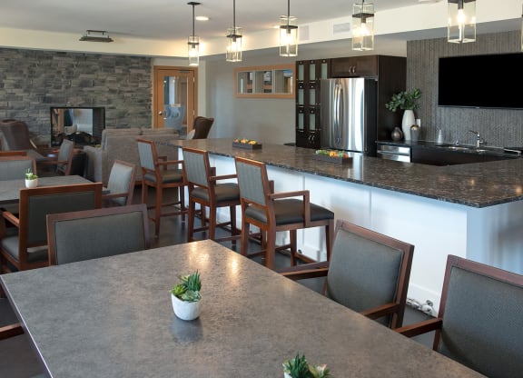Community Clubroom at The Legends of Woodbury 55+ Apartments, Woodbury, MN 55129