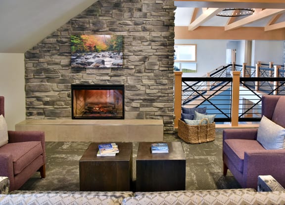 Library at The Legends of Woodbury 55+ Apartments, Woodbury, MN 55129