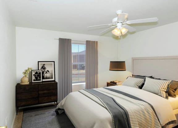 Bedroom at Madison Pointe Apartments, Cotulla, Texas