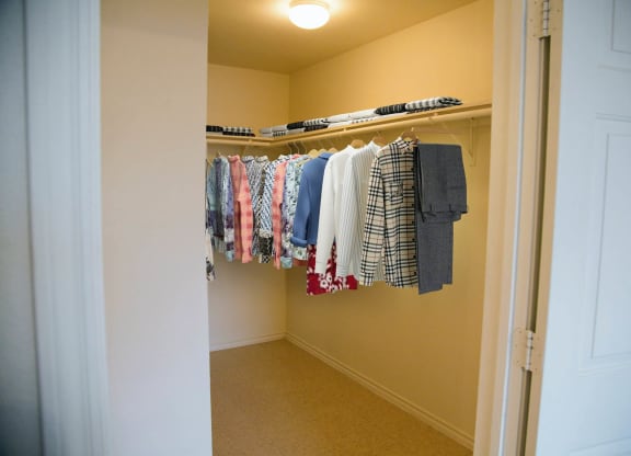 Closet at Madison Pointe Apartments, Cotulla, Texas