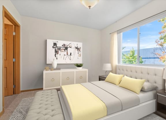 Medina Townhomes_Model Bedroom