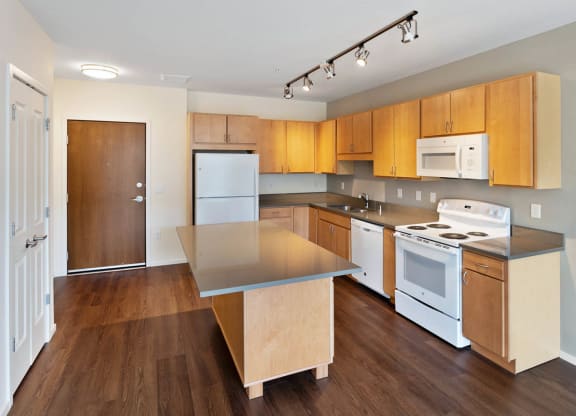Furnished Kitchen at Millberry Apartments, Minnesota, 55114