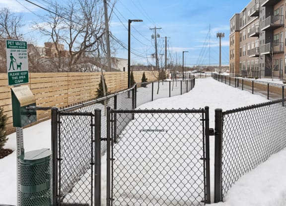 Dog Park at Millberry Apartments, St. Paul Minnesota